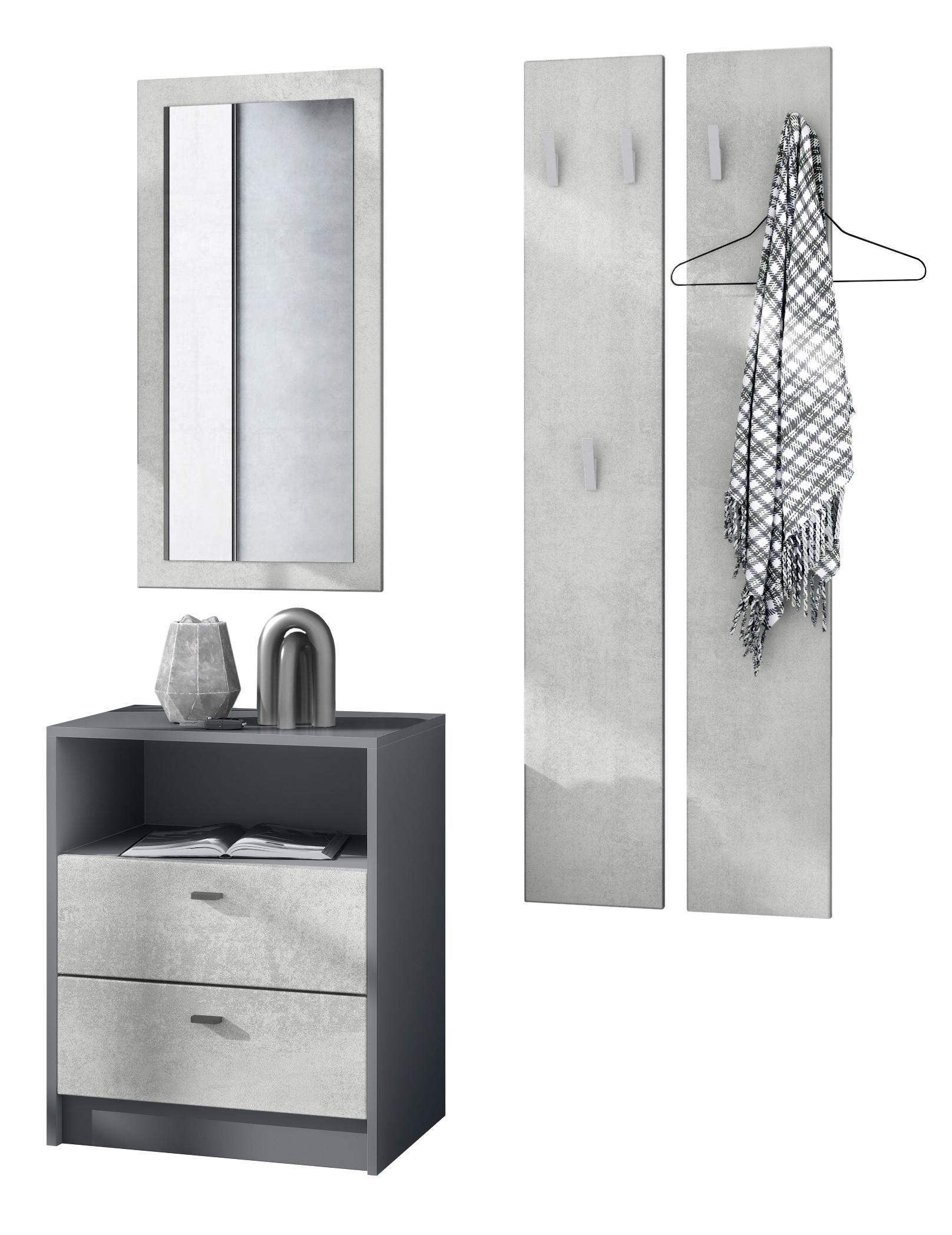 wohnli-moebel-suche-800000608682 Wohnli Möbelsuche - GARDEROBE Pino Beton Oxid Optik