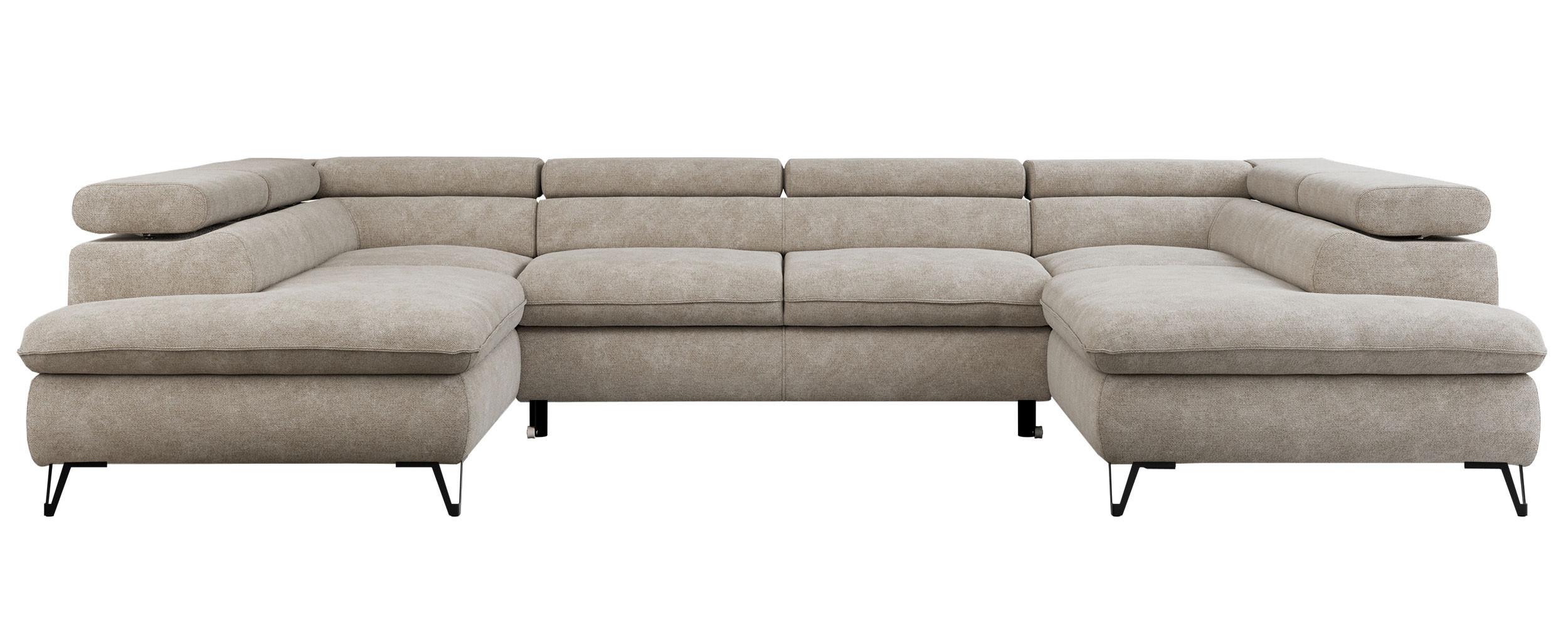 wohnli-moebel-suche-800000611287 Wohnli Möbelsuche - WOHNLANDSCHAFT PEDRO U Struktur Beige