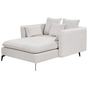 wohnli-moebel-suche-800000612585-1 XXL-SESSEL hellbeige/schwarz Charmes Textil Beliani Möbel > Sessel > Polstersessel Schwarz