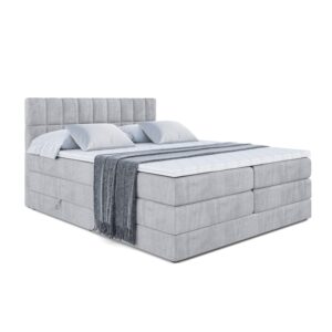 wohnli-moebel-suche-800000612830 Wohnli Möbelsuche - BOXSPRINGBETT MIAMI KING - 140x200 - H3/H4 - Hellgrau