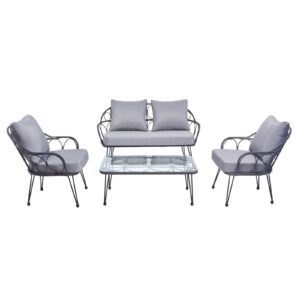 wohnli-moebel-suche-800000613489 Wohnli Möbelsuche - GARTENMÖBELSET CAIRO 4er Set grau