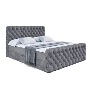 Wohnli Möbelsuche - BOXBETT BOXI8-Z - 120x200 cm - H3 - Dunkelgrau