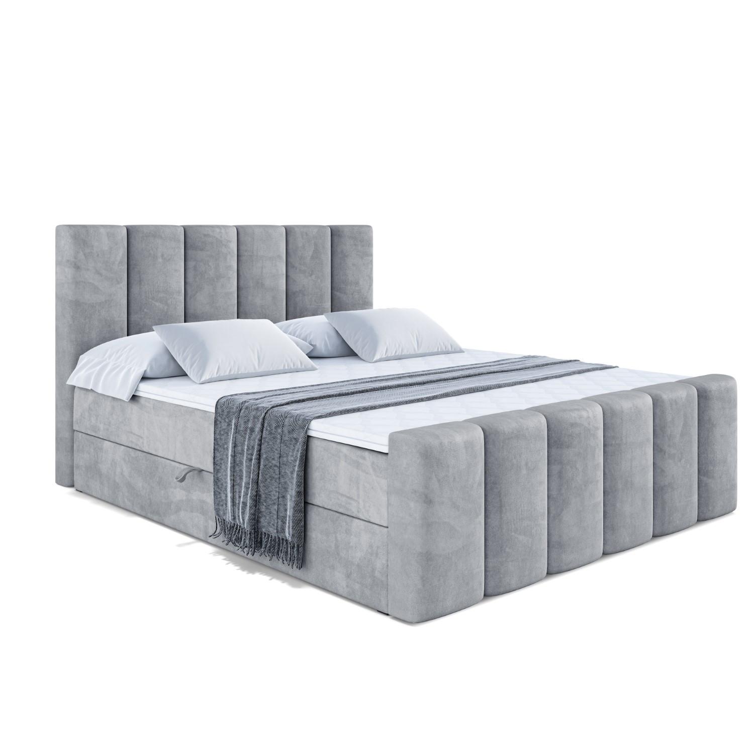 Wohnli Möbelsuche - BOXBETT BOXI1-Z - 120x200 cm - H4 - Grau