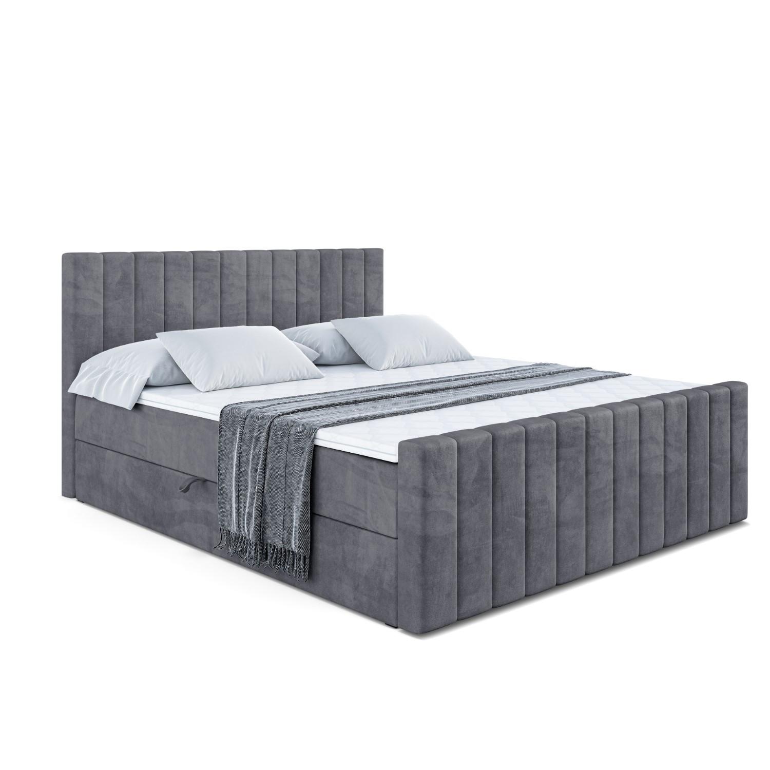 wohnli-moebel-suche-800000613755 Wohnli Möbelsuche - BOXBETT EDITA-Z - 120x200 cm - H4 - Dunkelgrau