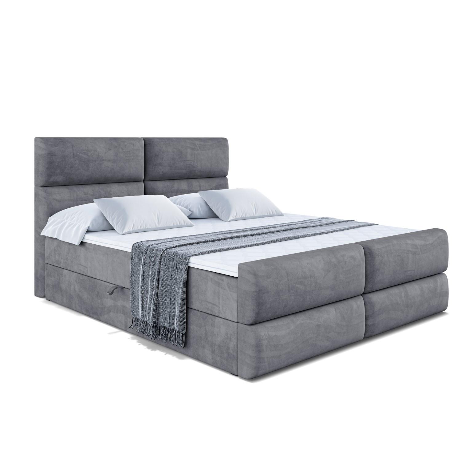 Wohnli Möbelsuche - BOXBETT BOXI3-Z - 180x200 cm - H4 - Dunkelgrau