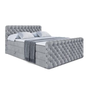 wohnli-moebel-suche-800000613811 Wohnli Möbelsuche - BOXSPRINGBETT BOXI8-Z KING - 180x200 - H3/H4 - Grau