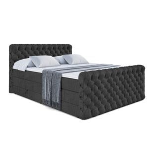 wohnli-moebel-suche-800000613816 Wohnli Möbelsuche - BOXSPRINGBETT BOXI8-Z KING - 160x200 - H3/H4 - Schwarz