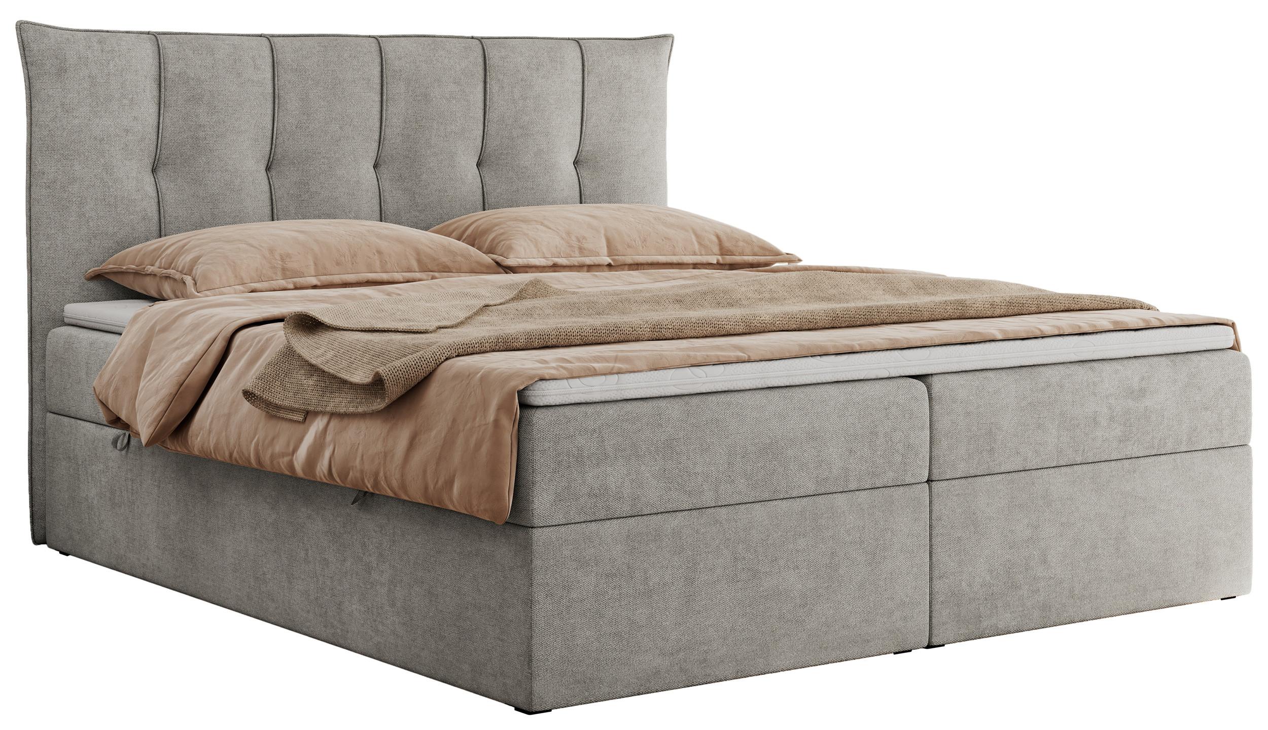 wohnli-moebel-suche-800000617159 Wohnli Möbelsuche - BOXBETT PREMIUM 10 120/200 Hellgrau Struktur - H4