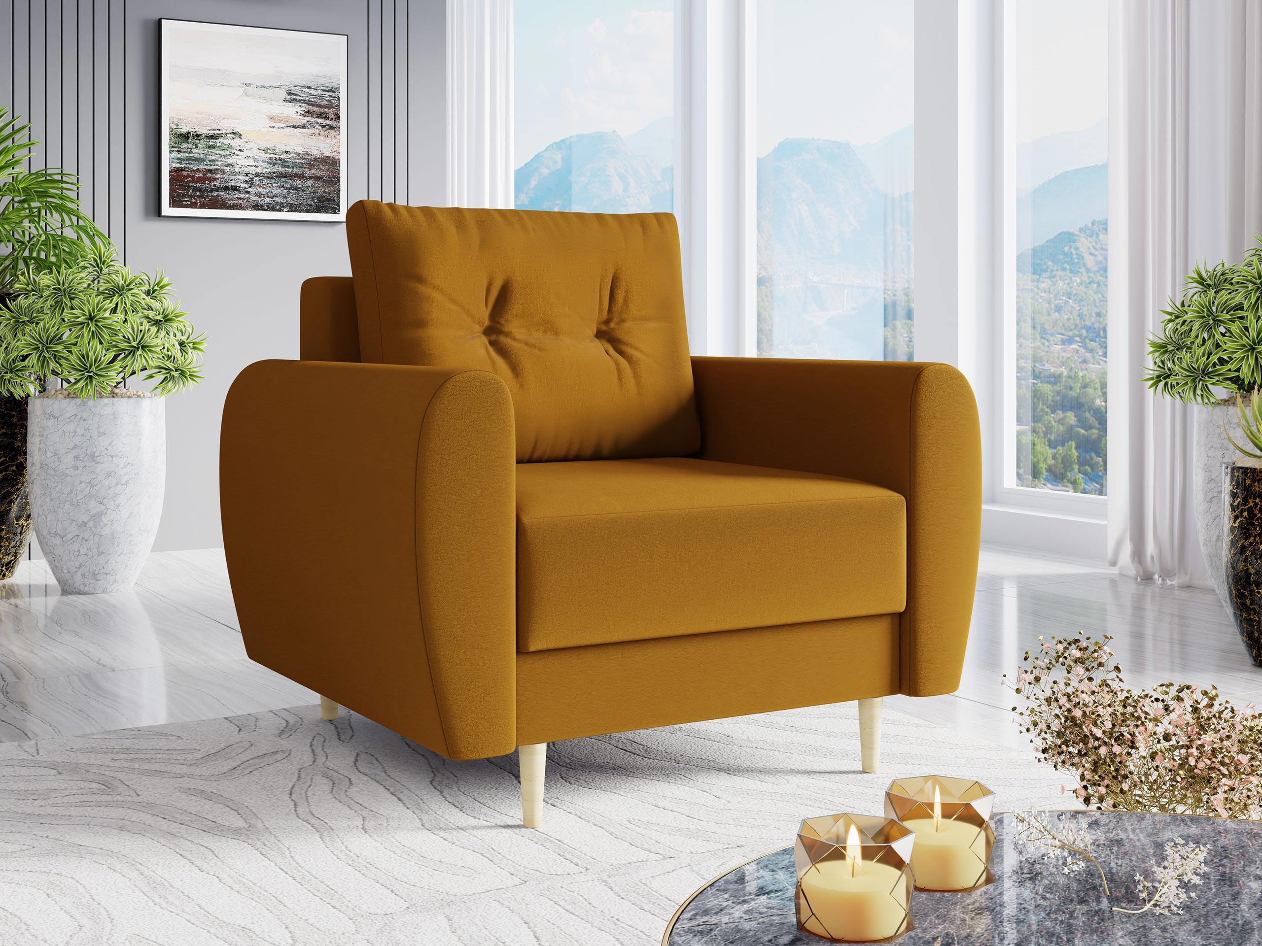 SESSEL Palermo Textil MIRJAN24 Möbel > Sessel > Polstersessel Braun