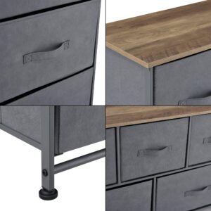 wohnli-moebel-suche-800000625170-1 KOMMODE Holzwerkstoff, Metall, Textil pro.tec Möbel > Kommoden & Schubladenschränke > Kommoden Grau