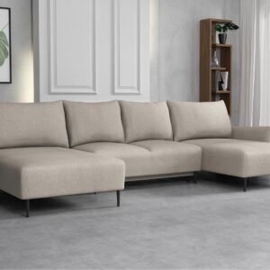 wohnli-moebel-suche-800000625191-1 WOHNLANDSCHAFT Santi U Textil MIRJAN24 Möbel > Sofas & Couches > Wohnlandschaften > Wohnlandschaften U-Form Beige