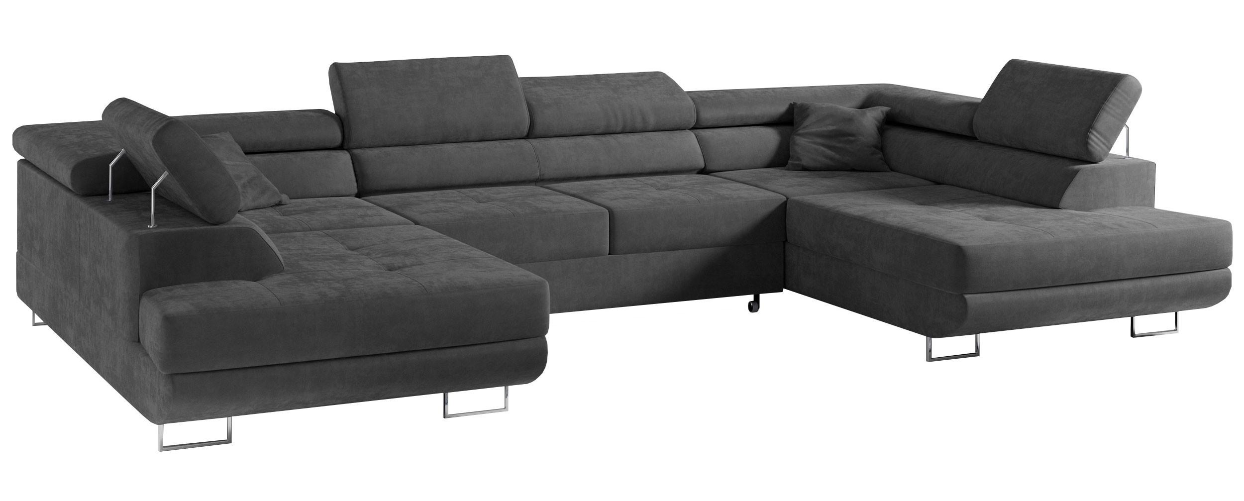 wohnli-moebel-suche-800000629047 Wohnli Möbelsuche - WOHNLANDSCHAFT GUSTAW U Dunkelgrau Velvet