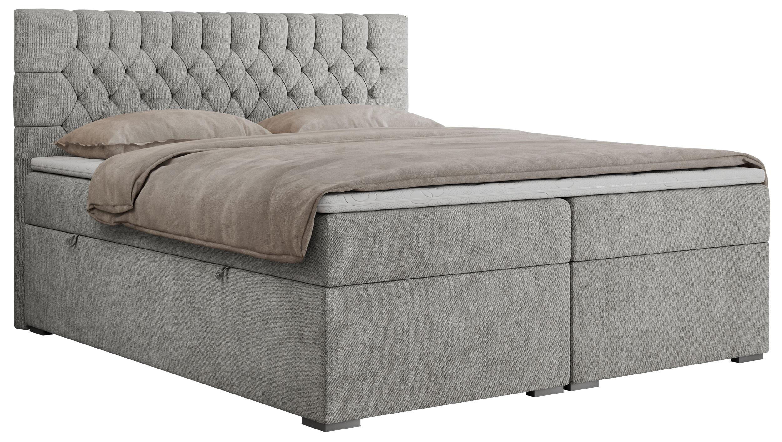 wohnli-moebel-suche-800000629616 Wohnli Möbelsuche - BOXBETT PERA 180/200 Hellgrau Struktur - H4