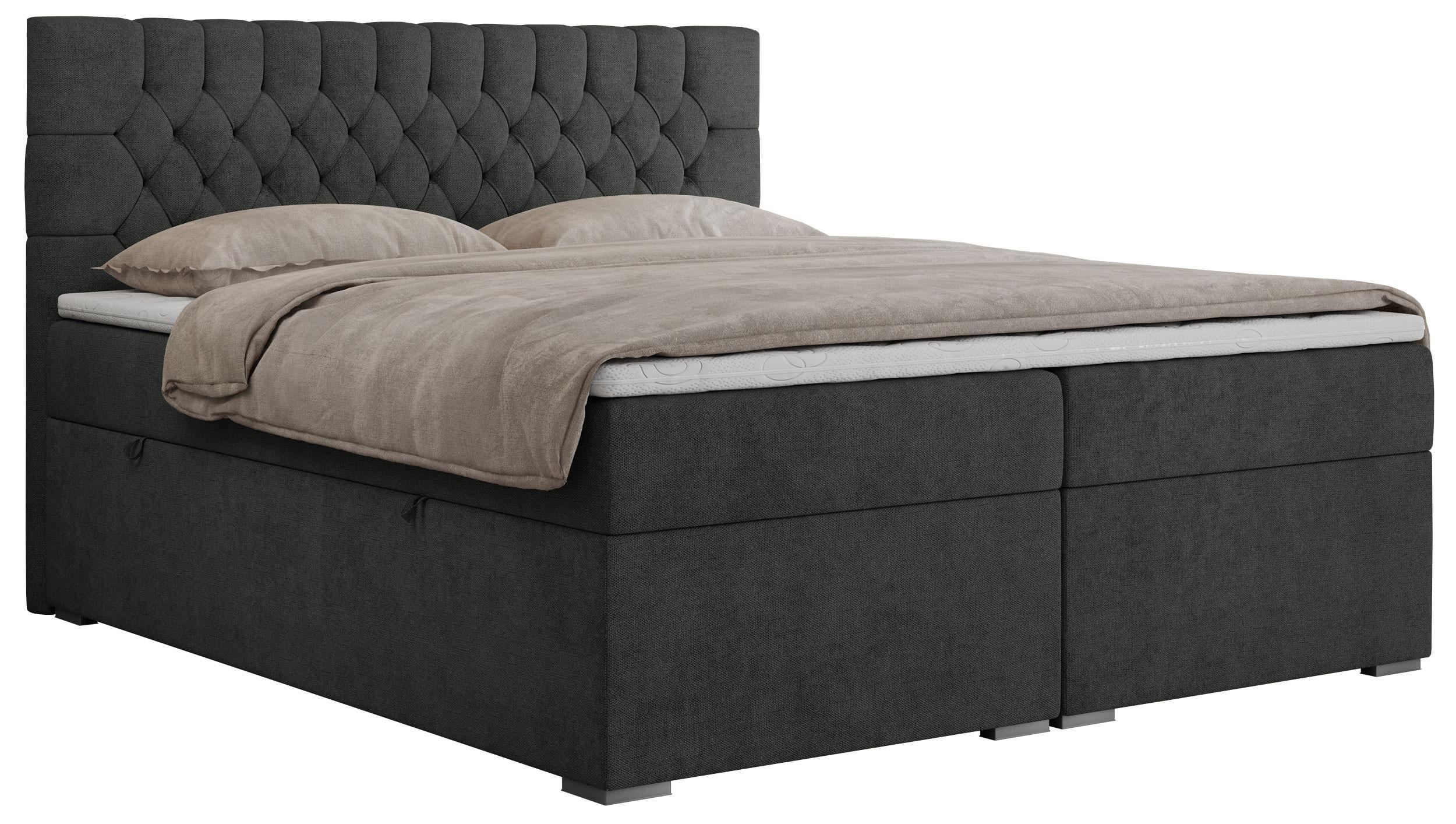 wohnli-moebel-suche-800000629682 Wohnli Möbelsuche - BOXBETT PERA 180/200 Dunkelgrau Struktur - H4