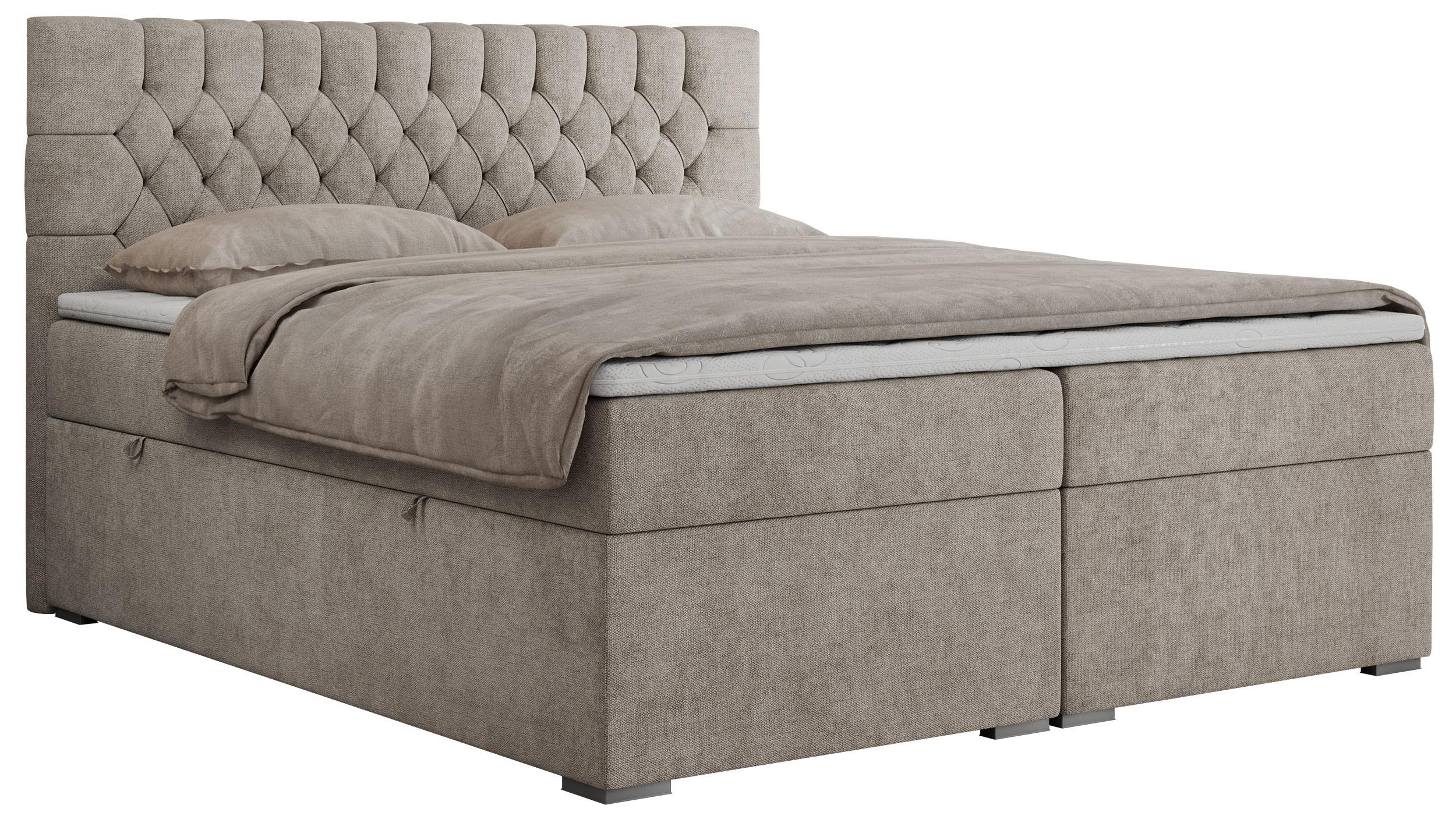 Wohnli Möbelsuche - BOXBETT PERA 180/200 Beige Struktur - H3