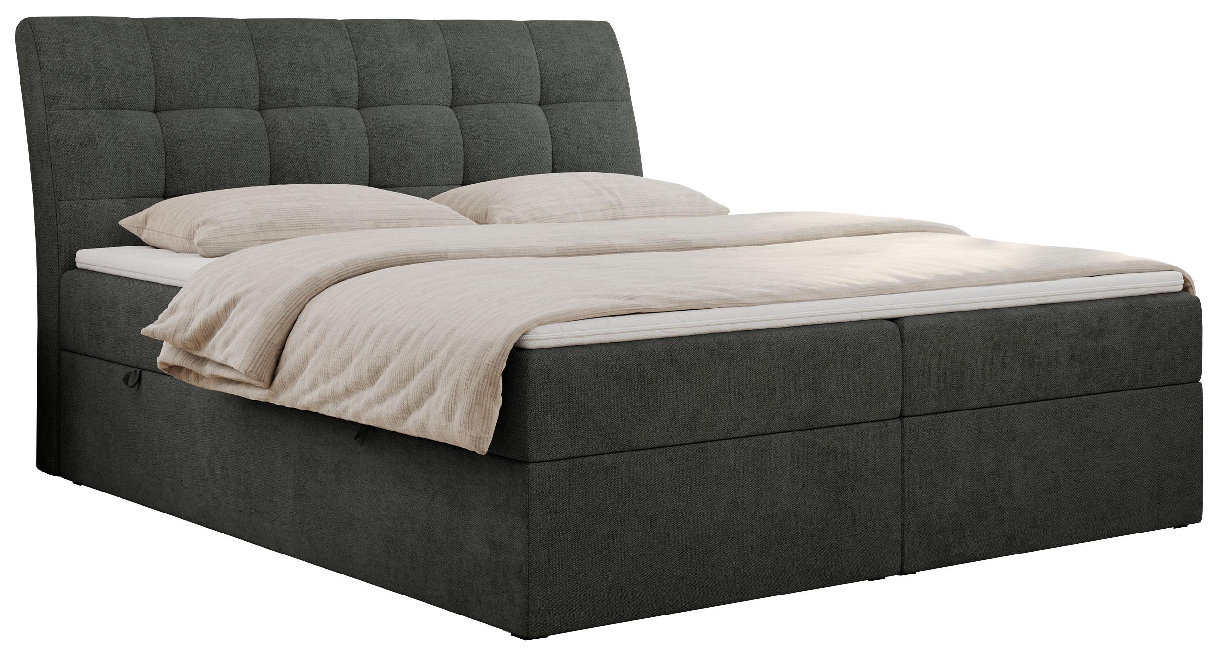 wohnli-moebel-suche-800000631523 Wohnli Möbelsuche - BOXBETT DIEGOS 140/200 Dunkelgrau Struktur - H4