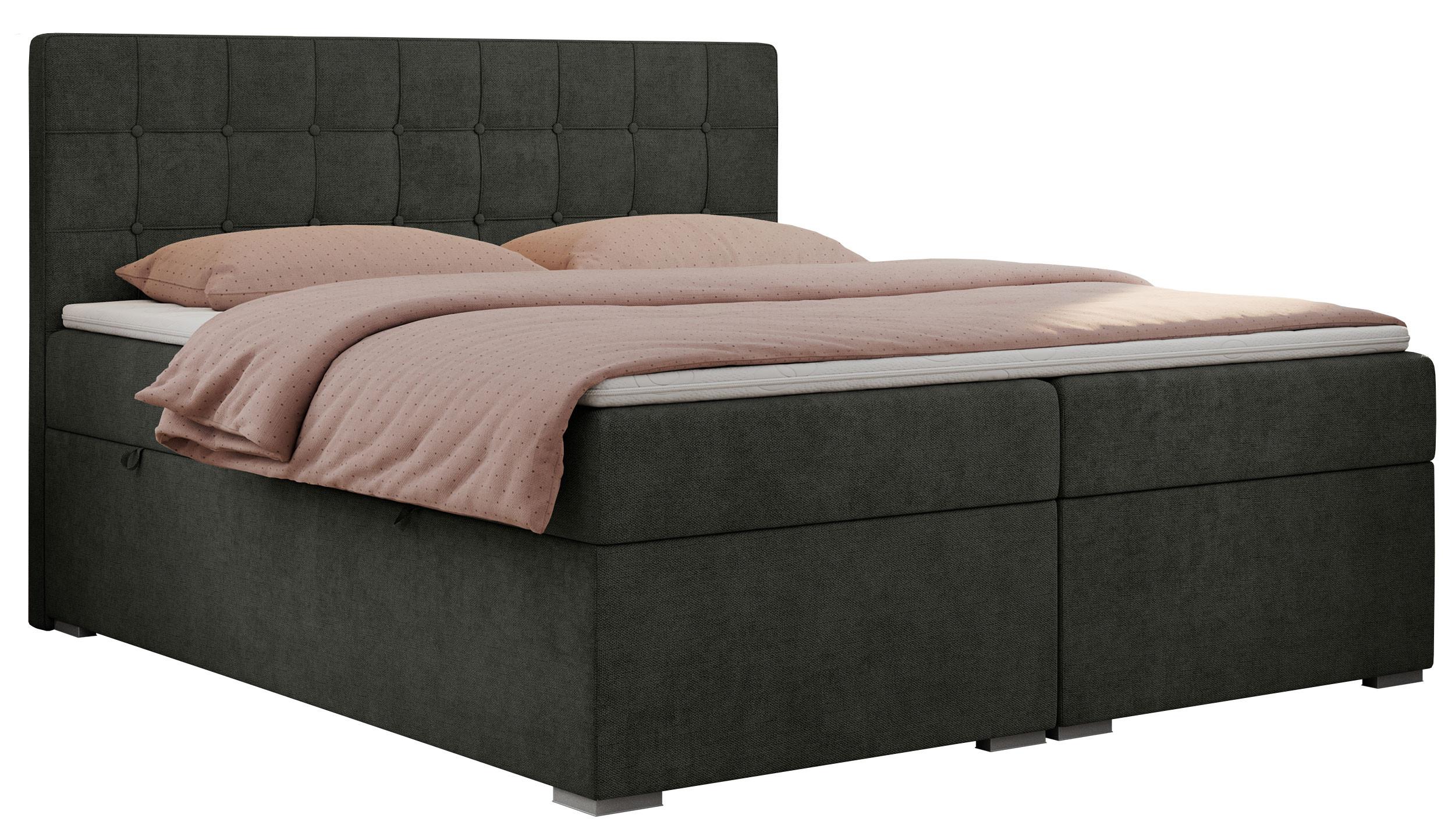 wohnli-moebel-suche-800000631726 Wohnli Möbelsuche - BOXBETT CARMEN 120/200 Dunkelgrau Struktur - H4