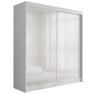 Wohnli Möbelsuche - KLEIDERSCHRANK PEKA - 200 cm - Weiß