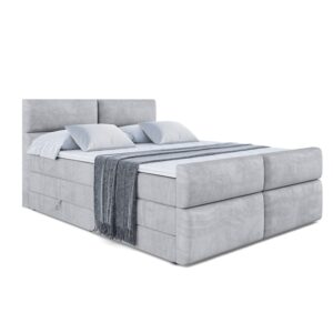 wohnli-moebel-suche-800000635875 Wohnli Möbelsuche - BOXSPRINGBETT BOXI3-Z KING - 200x200 - H3/H4 - Hellgrau