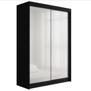 wohnli-moebel-suche-800000635888 Wohnli Möbelsuche - KLEIDERSCHRANK PEKA - 150 cm - Schwarz|Weiß