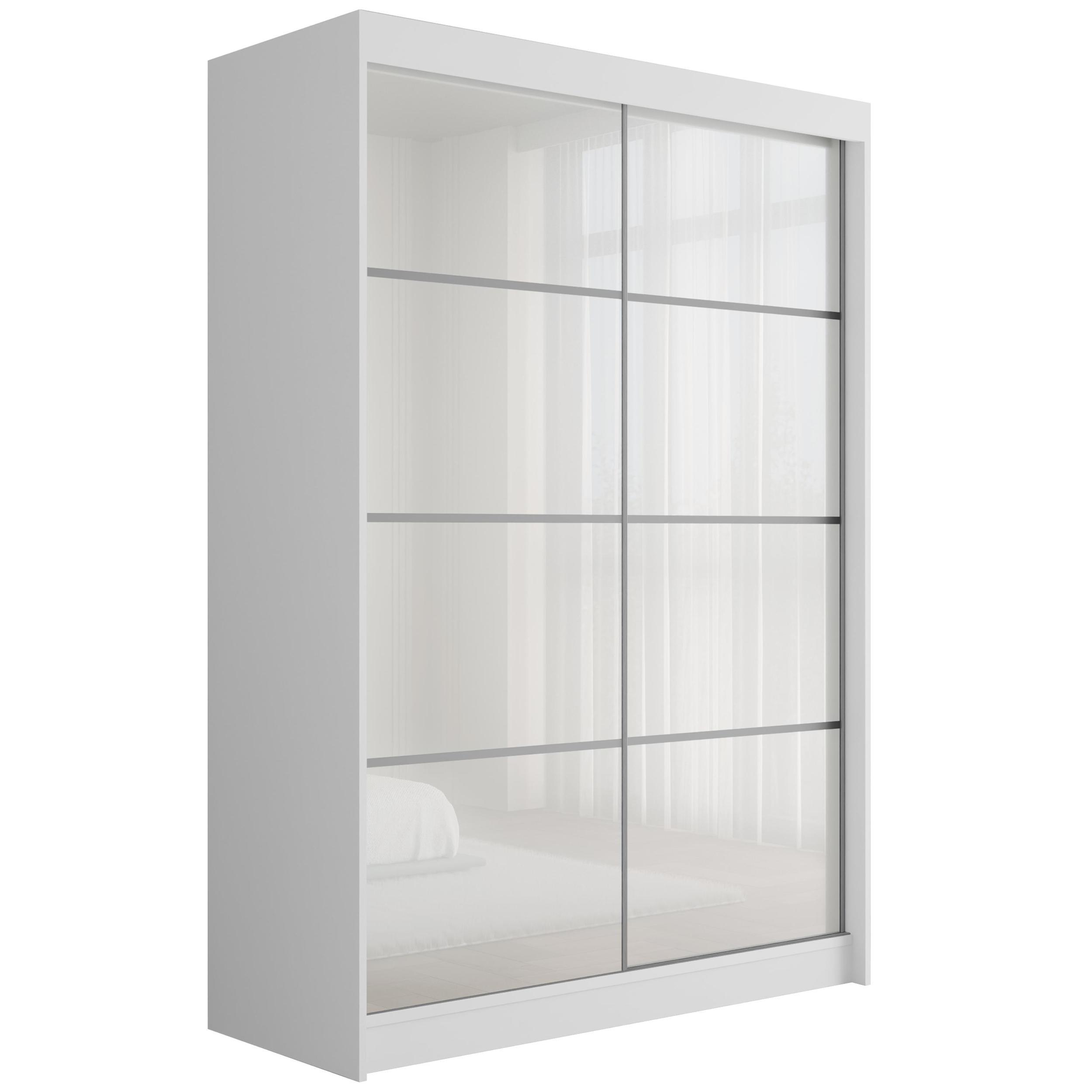 Wohnli Möbelsuche - KLEIDERSCHRANK PEKA III - 150 cm - Weiß