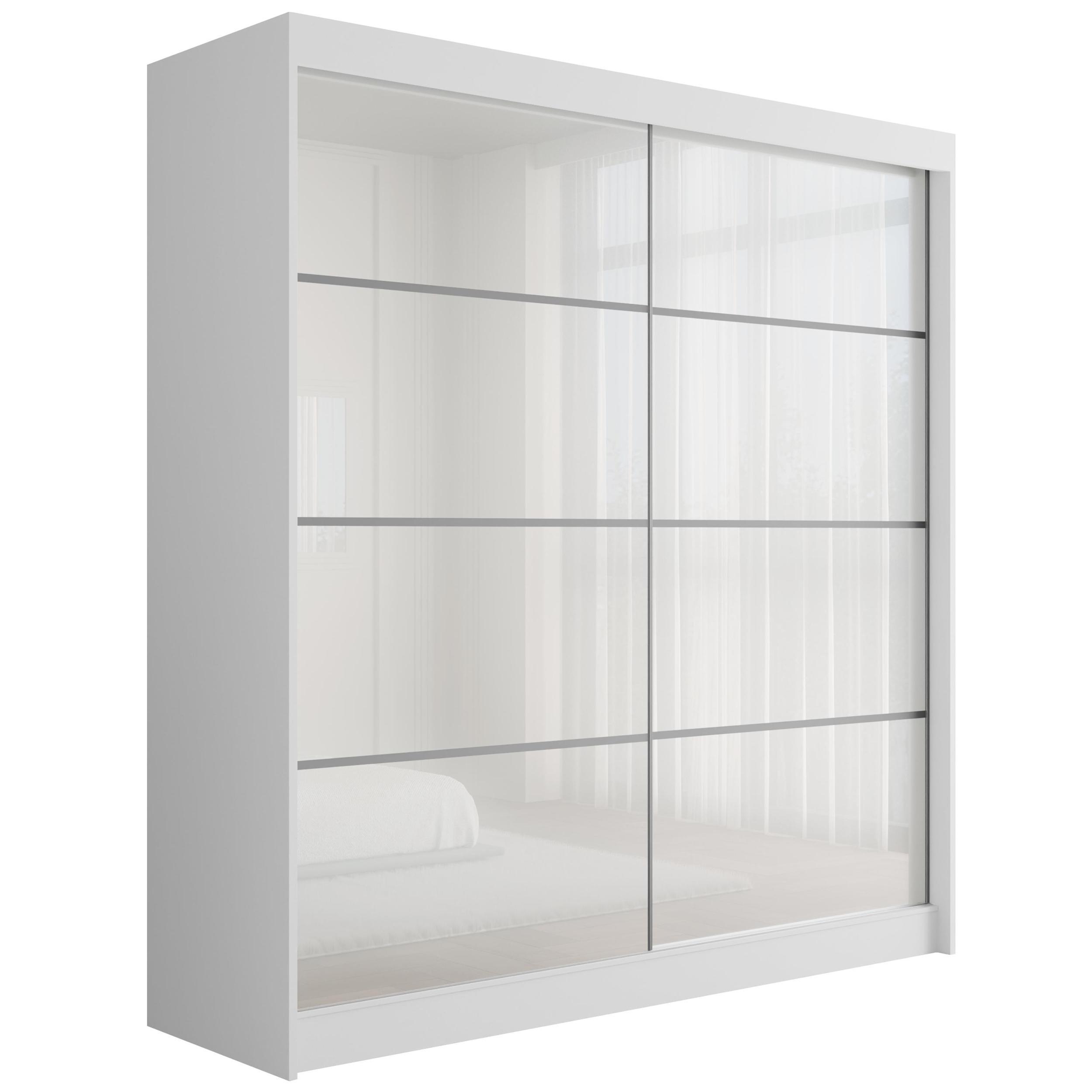 wohnli-moebel-suche-800000635920 Wohnli Möbelsuche - KLEIDERSCHRANK PEKA III - 200 cm - Weiß