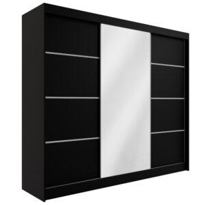 wohnli-moebel-suche-800000635928 Wohnli Möbelsuche - KLEIDERSCHRANK PAOKI - 250 cm - Schwarz