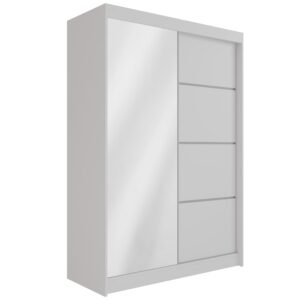 wohnli-moebel-suche-800000636006 Wohnli Möbelsuche - KLEIDERSCHRANK PAOKI - 120 cm - Weiß