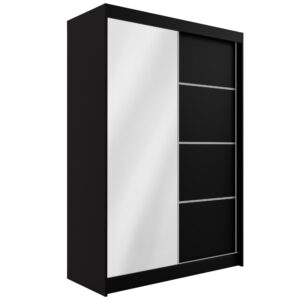 wohnli-moebel-suche-800000636019 Wohnli Möbelsuche - KLEIDERSCHRANK PAOKI - 150 cm - Schwarz