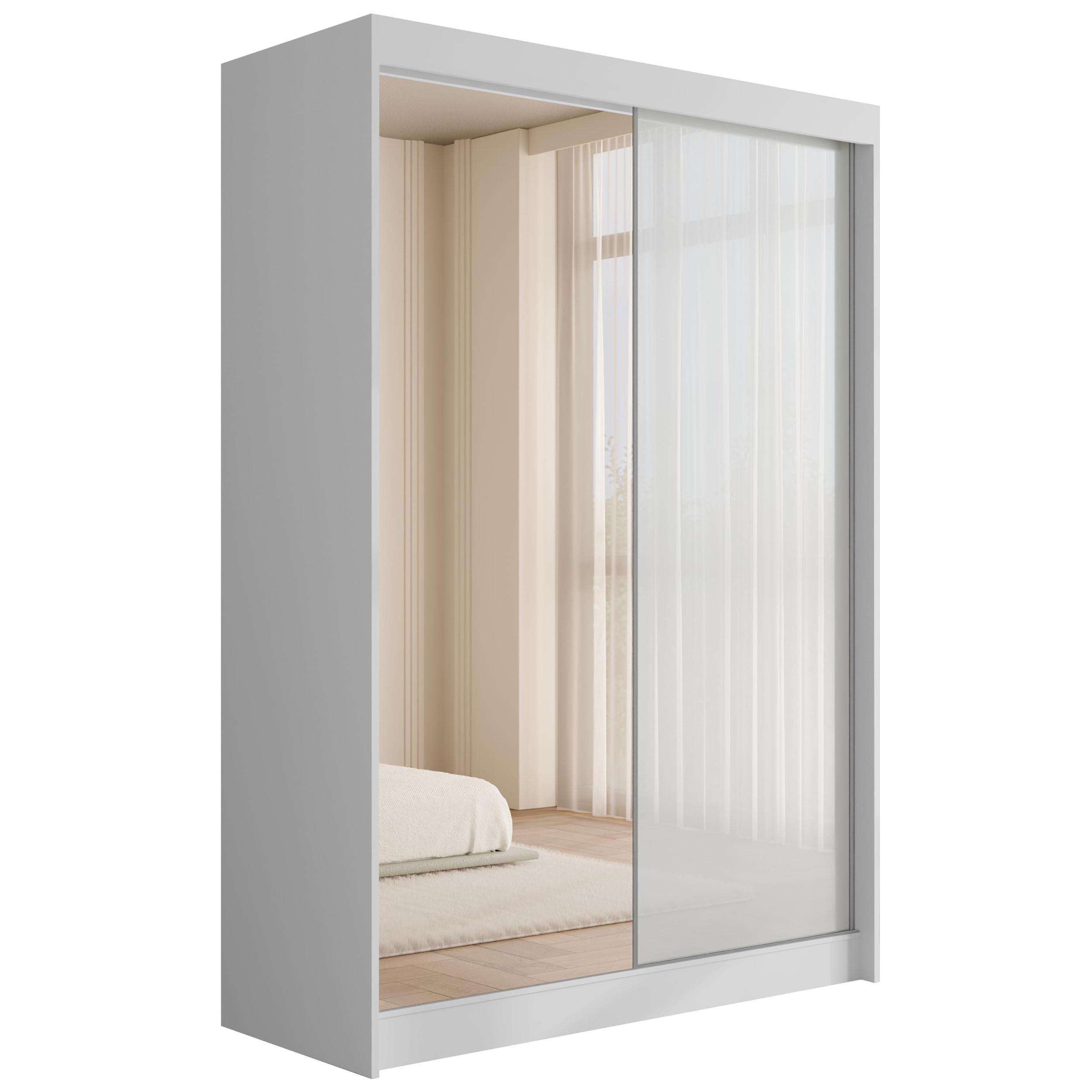 wohnli-moebel-suche-800000636242 Wohnli Möbelsuche - KLEIDERSCHRANK VESLI - 150 cm - Weiß