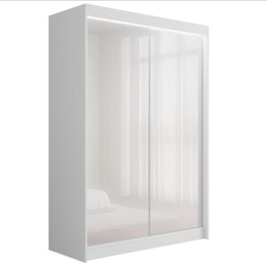 wohnli-moebel-suche-800000636312 Wohnli Möbelsuche - KLEIDERSCHRANK PEKA mit LED - 120 cm - Weiß