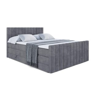 wohnli-moebel-suche-800000636651 Wohnli Möbelsuche - BOXSPRINGBETT EDITA-Z KING - 140x200 - H3/H4 - Dunkelgrau