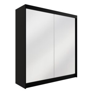 wohnli-moebel-suche-800000636692 Wohnli Möbelsuche - KLEIDERSCHRANK AMOHA - 200 cm - Schwarz
