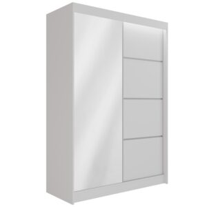 wohnli-moebel-suche-800000636714 Wohnli Möbelsuche - KLEIDERSCHRANK PAOKI mit LED - 120 cm - Weiß