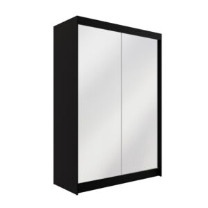 wohnli-moebel-suche-800000636741 Wohnli Möbelsuche - KLEIDERSCHRANK AMOHA - 120 cm - Schwarz