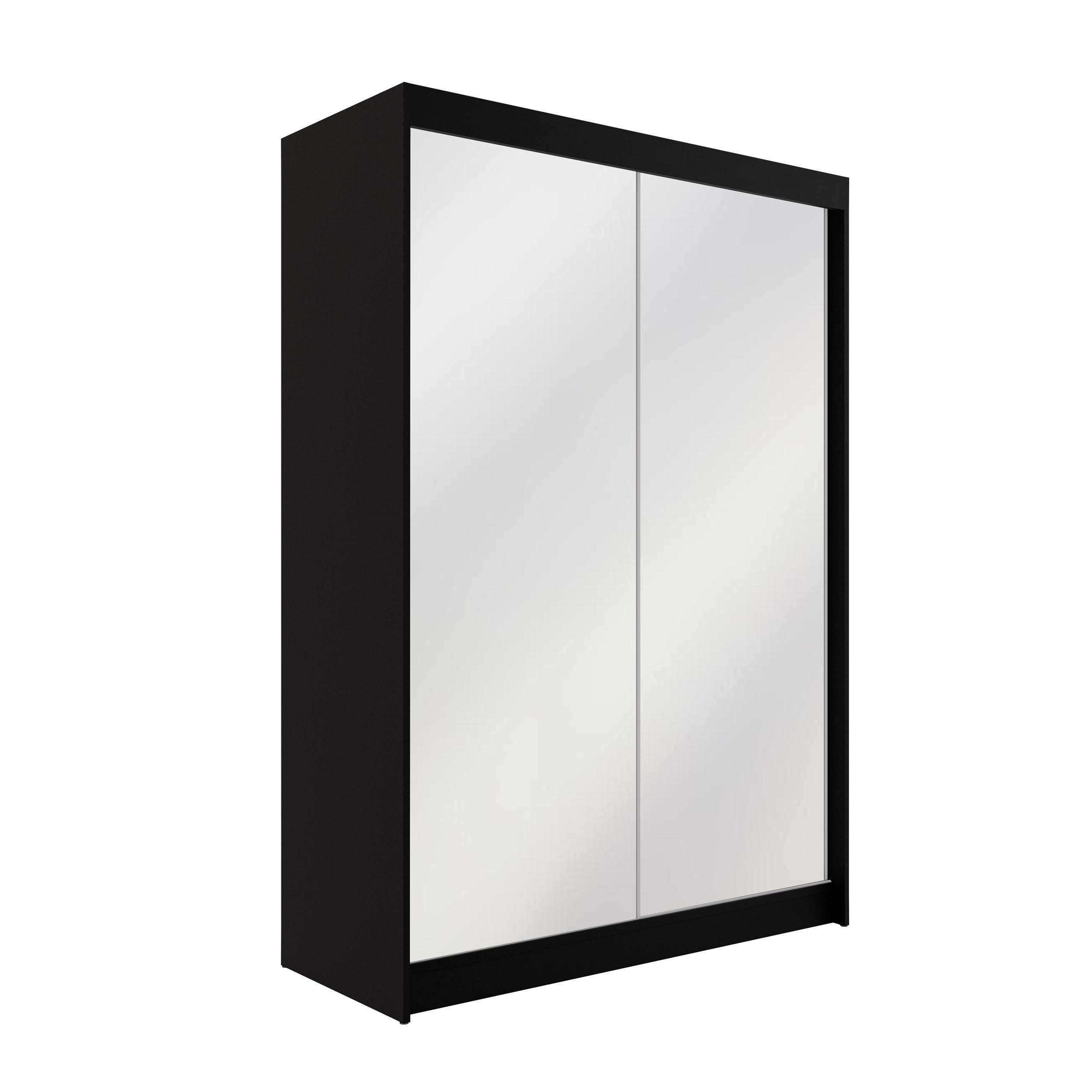 wohnli-moebel-suche-800000636755 Wohnli Möbelsuche - KLEIDERSCHRANK AMOHA - 150 cm - Schwarz