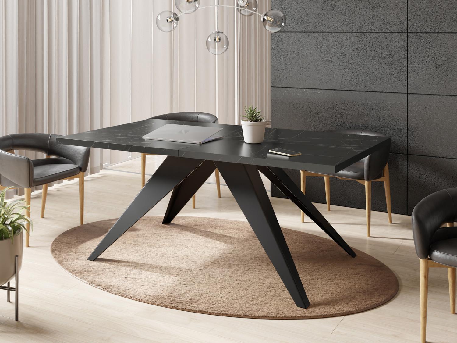 wohnli-moebel-suche-800000639974-1 Marmor Schwarz 140-240/80/76 cm
