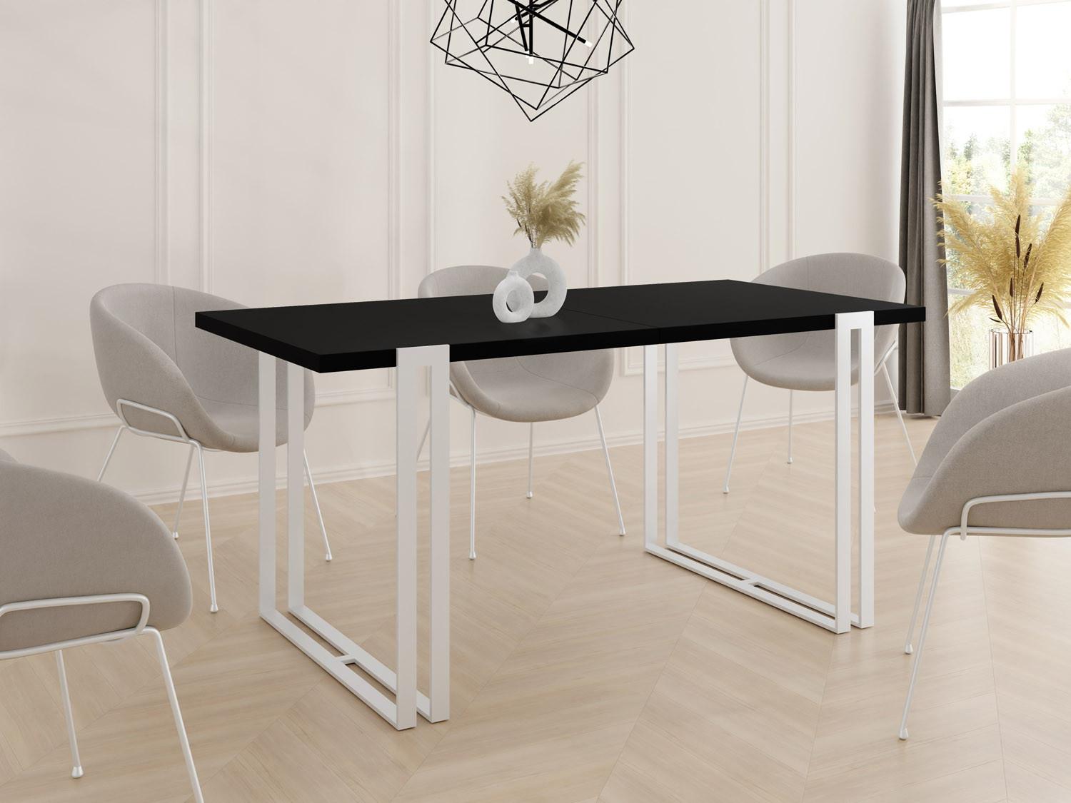 wohnli-moebel-suche-800000640031-1 Schwarz 140-240/80/76 cm