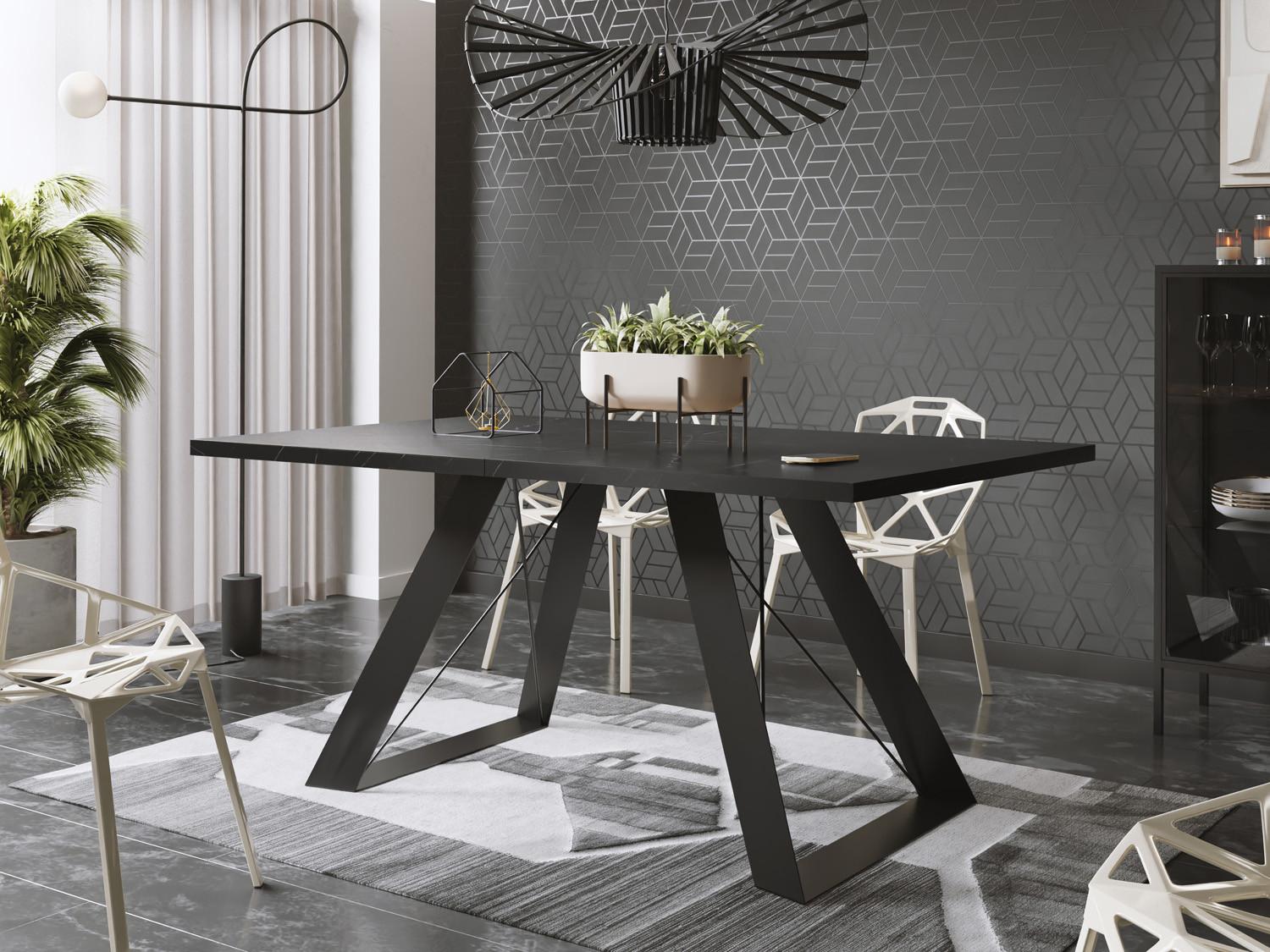 wohnli-moebel-suche-800000640161-1 Marmor Schwarz 140-240/80/76 cm