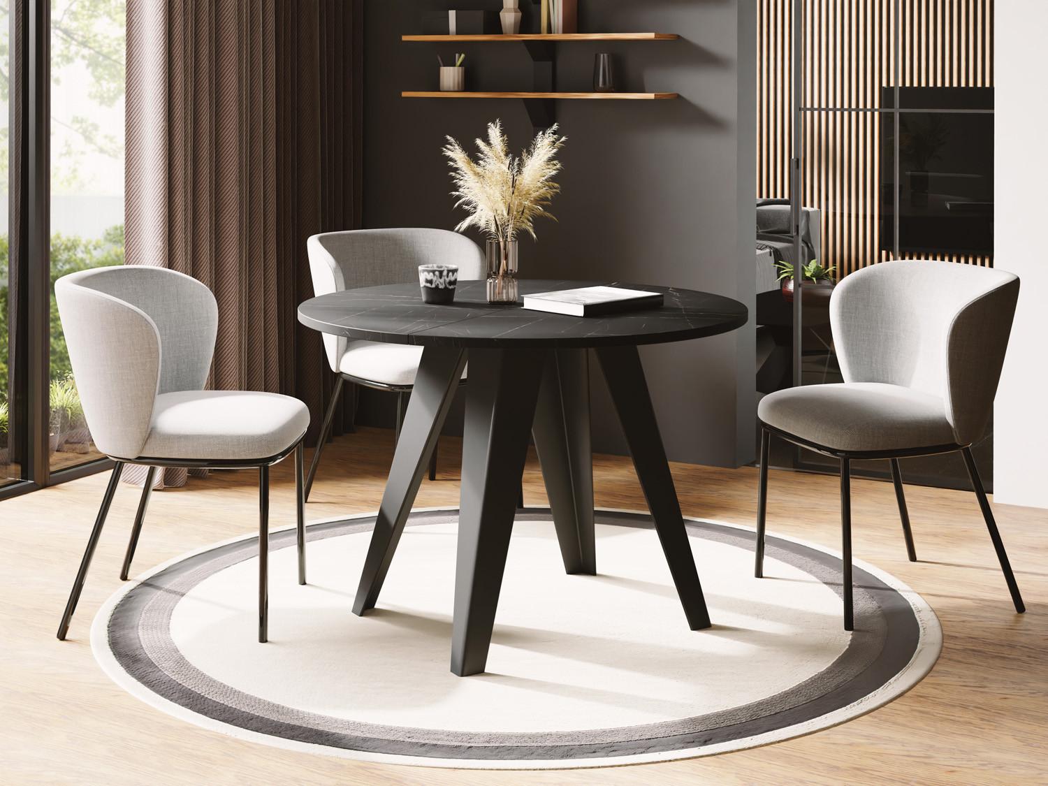 wohnli-moebel-suche-800000640181-1 Marmor Schwarz 90-130/100/76 cm