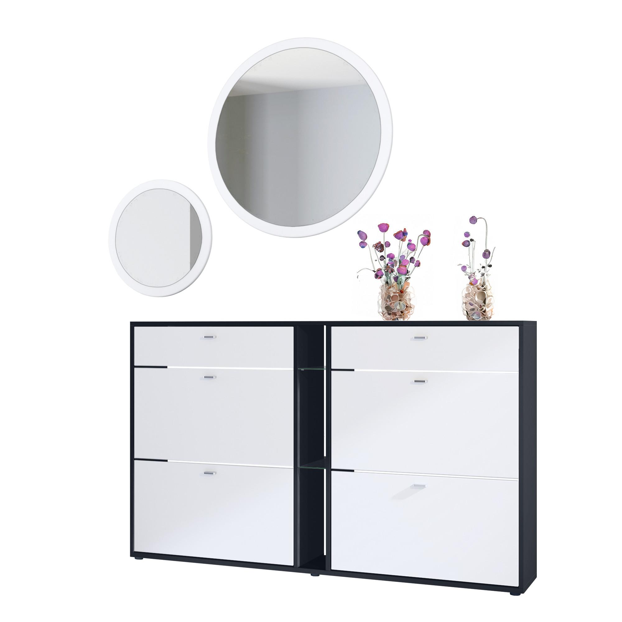 Wohnli Möbelsuche - GARDEROBE Florence Weiß matt
