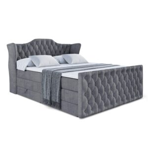 wohnli-moebel-suche-800000641726 Wohnli Möbelsuche - BOXSPRINGBETT VILA-Z KING - 140x200 - H3/H4 - Dunkelgrau