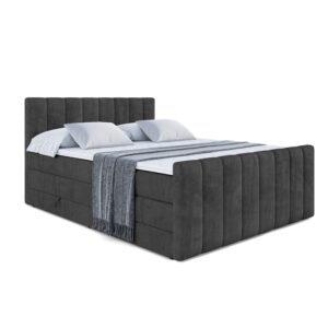 Wohnli Möbelsuche - BOXSPRINGBETT OTTA-Z KING - 200x200 - H3/H4 - Schwarz