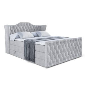 wohnli-moebel-suche-800000641733 Wohnli Möbelsuche - BOXSPRINGBETT VILA-Z KING - 140x200 - H3/H4 - Hellgrau