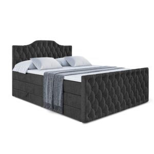 wohnli-moebel-suche-800000641743 Wohnli Möbelsuche - BOXSPRINGBETT VILA-1-Z KING - 200x200 - H3/H4 - Schwarz