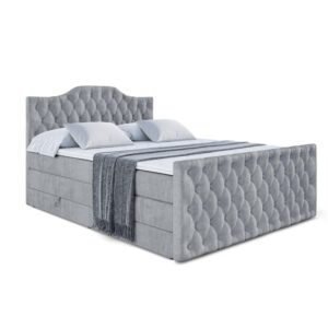 wohnli-moebel-suche-800000641778 Wohnli Möbelsuche - BOXSPRINGBETT VILA-1-Z KING - 200x200 - H3/H4 - Grau