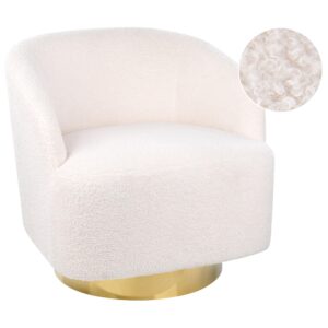 wohnli-moebel-suche-800000643386 Wohnli Möbelsuche - SESSEL Bouclé creme/gold mit Drehfunktion Lavik