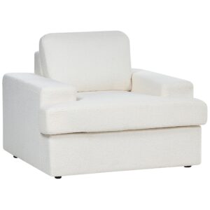 wohnli-moebel-suche-800000643392-1 SESSEL Bouclé cremeweiß Alla Textil Beliani Möbel > Sessel > Polstersessel Weiß