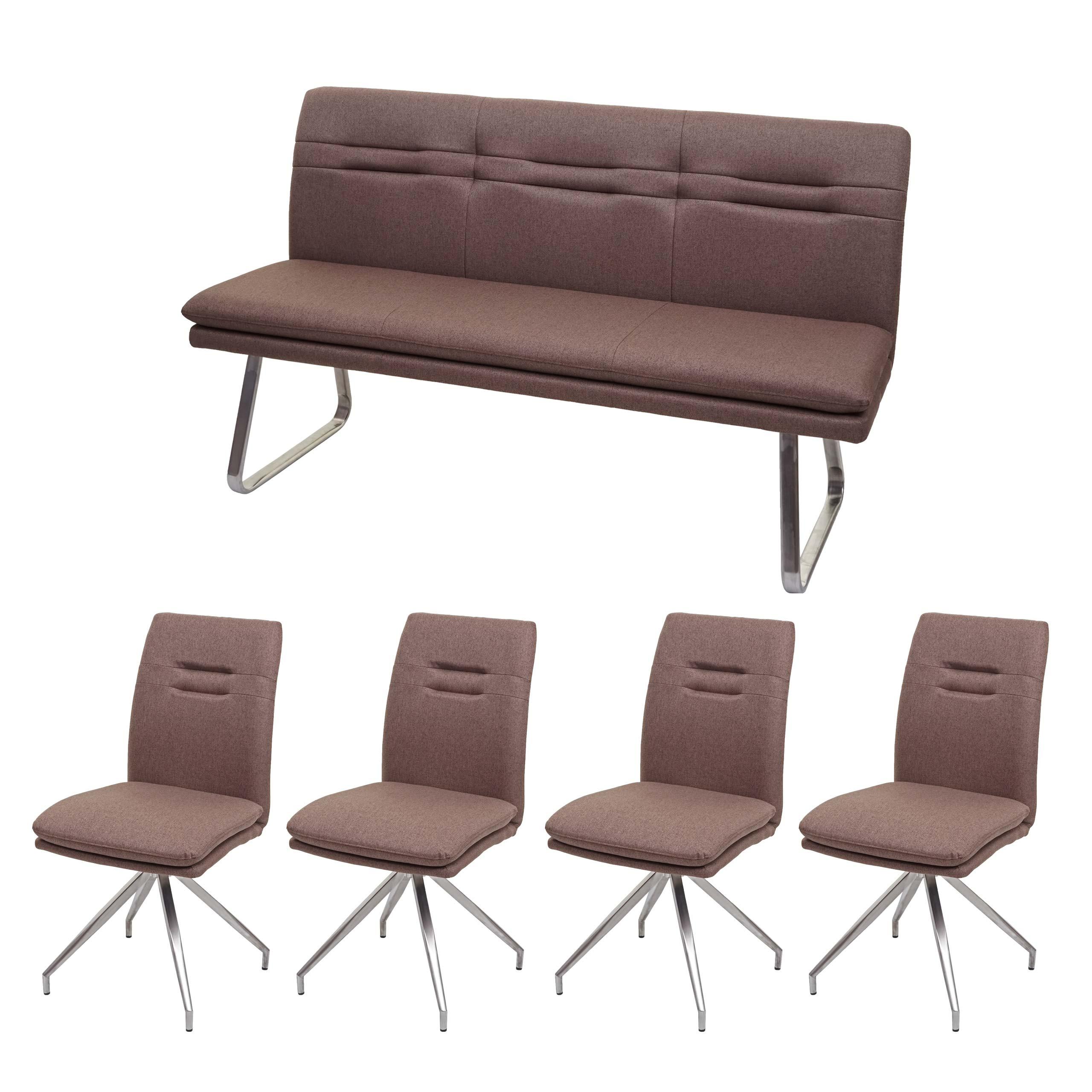 wohnli-moebel-suche-800000643734 Wohnli Möbelsuche - ESSZIMMER-SET Braun 5er-Set