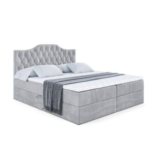 Wohnli Möbelsuche - BOXBETT VILA-1 - 180x200 cm - H3 - Hellgrau